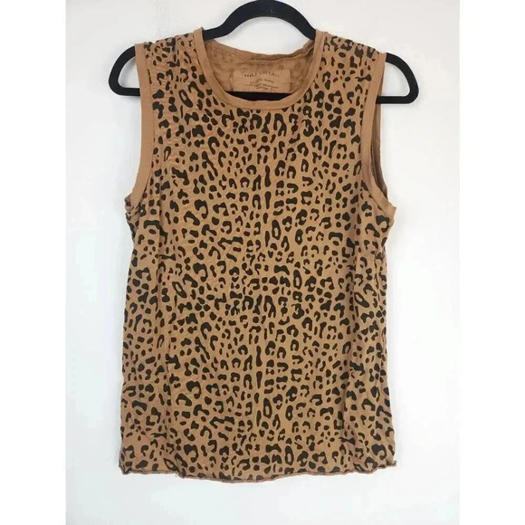 Nili Lotan Tops - Nili Lotan Animal Print Tank Top Size Medium 100% Cotton.